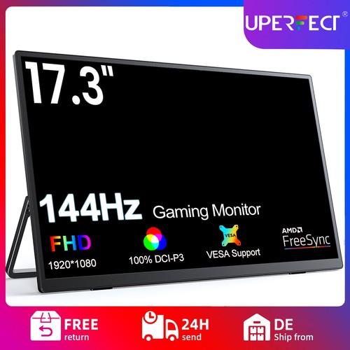 Zoll 144hz tragbarer - 17,3,